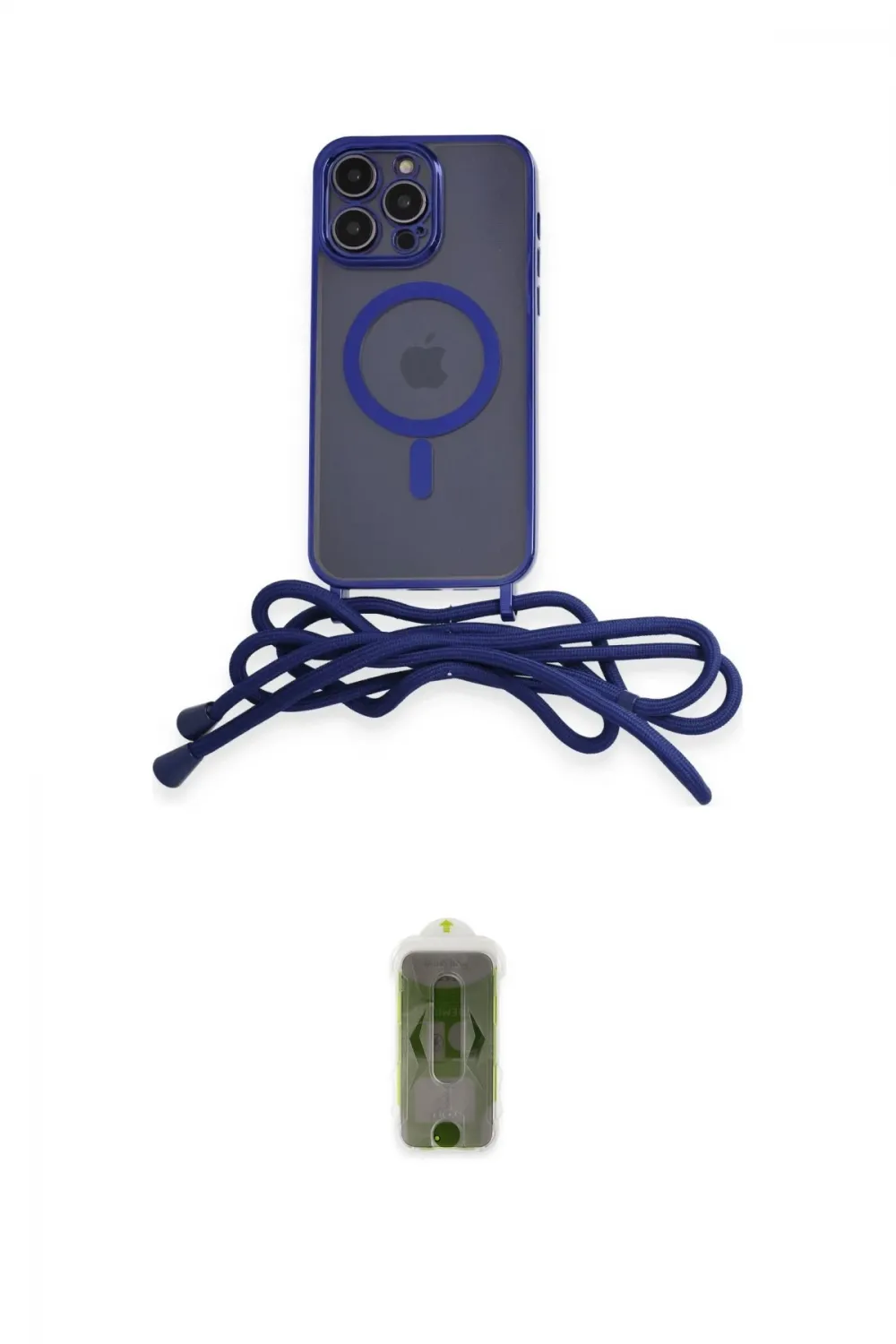 ieg™ iPhone 14 Pro Kılıf Eksen Özel Seri - Siyah Joko Magic 5D Hayalet Cam