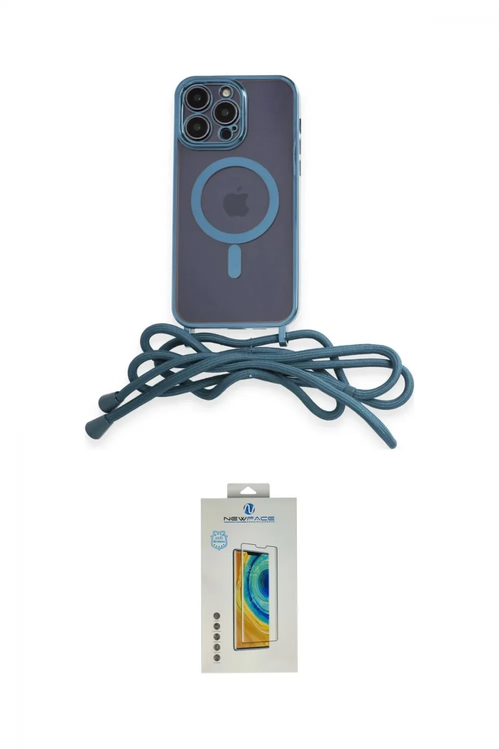 ieg™ iPhone 14 Pro Kılıf Eksen Özel Seri - Siyah Polymer Nano Ekran Koruyucu