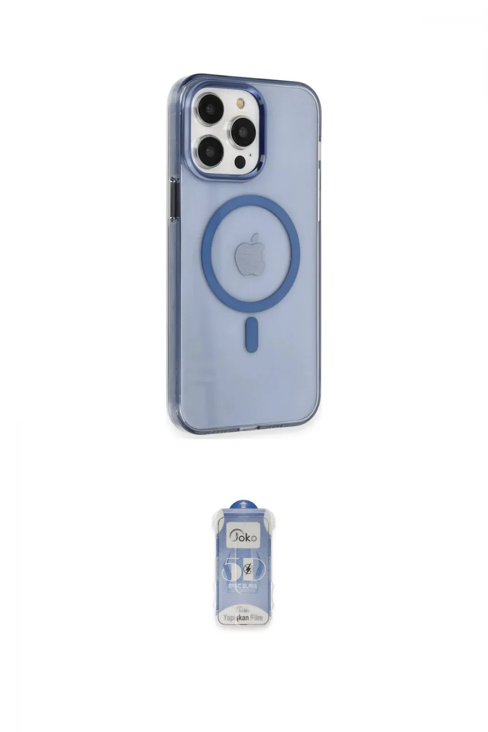 ieg™ iPhone 14 Pro Kılıf Kıvılcım Asil Özel Seri - Siyah Joko Magic 5D Cam