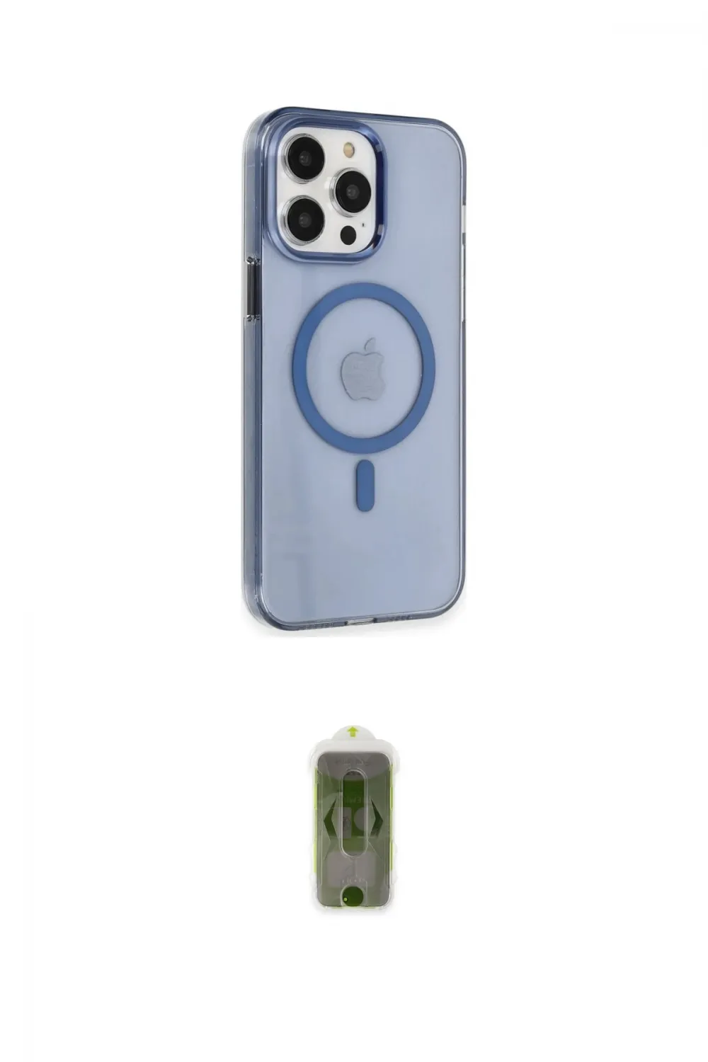 ieg™ iPhone 14 Pro Kılıf Kıvılcım Asil Özel Seri - Siyah Joko Magic 5D Hayalet Cam