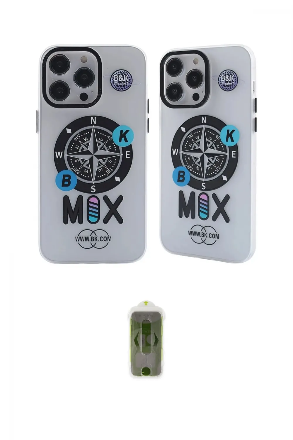 ieg™ iPhone 14 Pro Kılıf Nova Doku Koleksiyonu - Siyah Joko Magic 5D Hayalet Cam