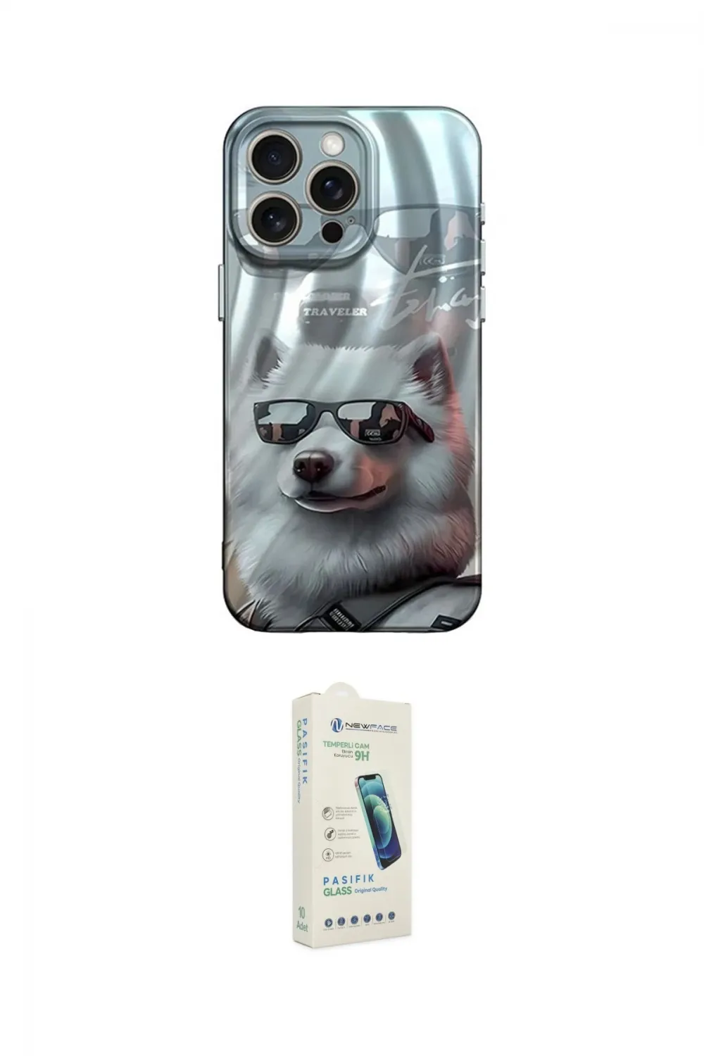 ieg™ iPhone 14 Pro Kılıf Nova Doku Prime - Şeffaf Pasifik Cam Ekran Koruyucu