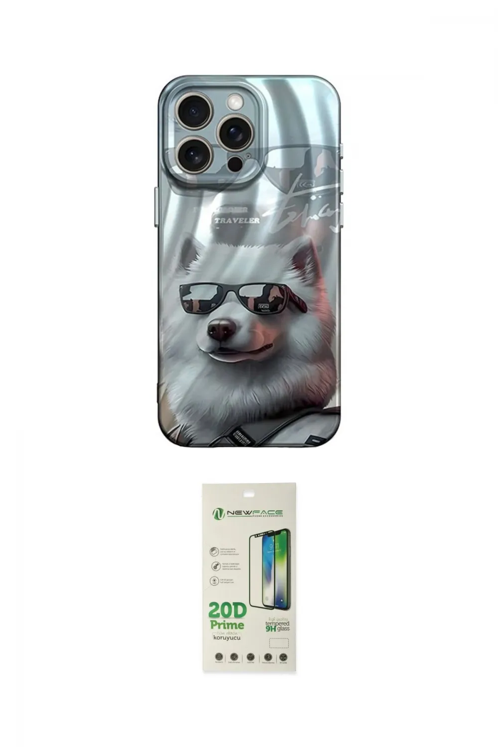 ieg™ iPhone 14 Pro Kılıf Nova Doku Prime - Siyah 20D Premium Cam Ekran Koruyucu