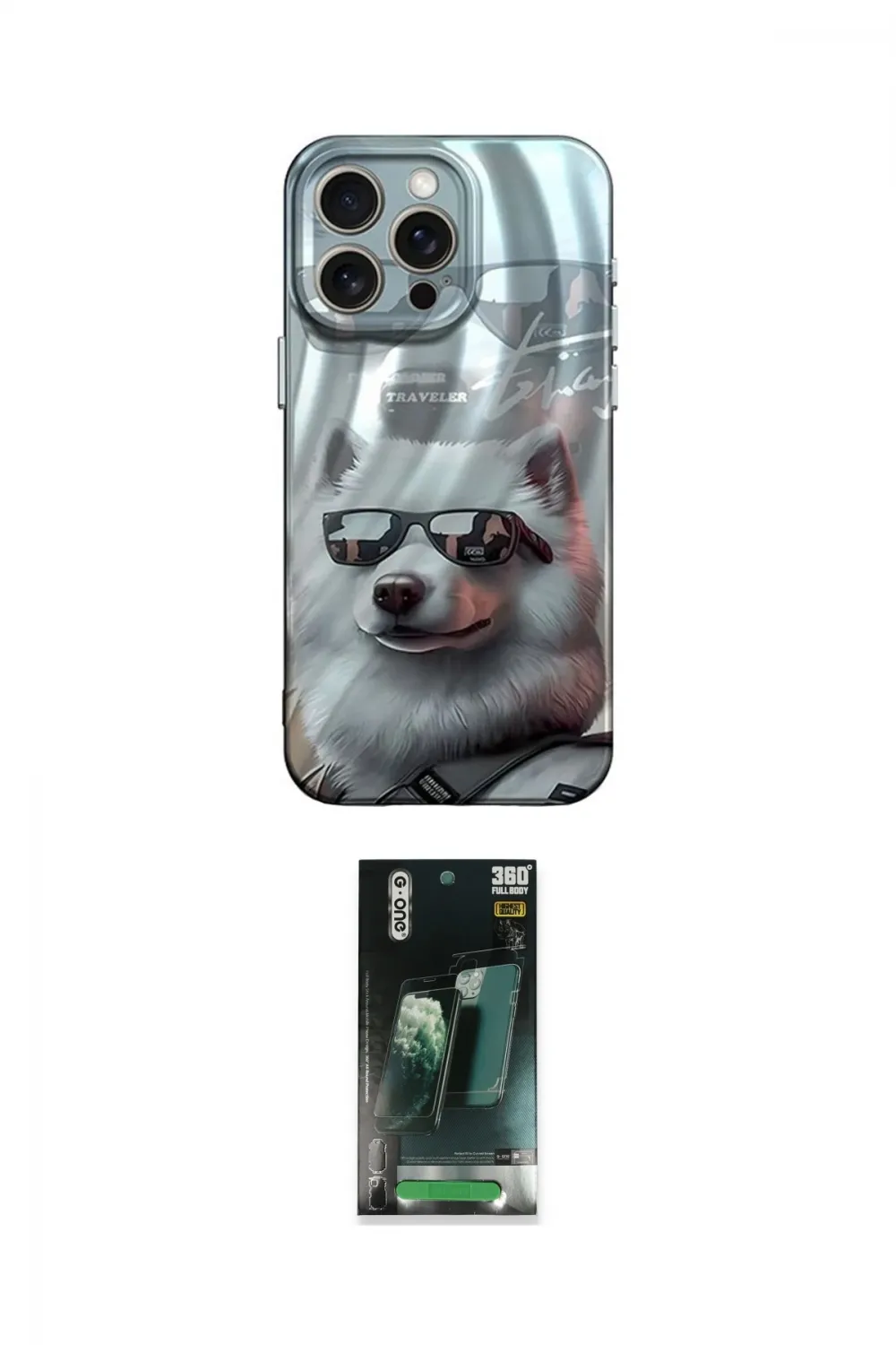 ieg™ iPhone 14 Pro Kılıf Nova Doku Prime - Siyah 360 Mat Full Body Arka Koruyucu
