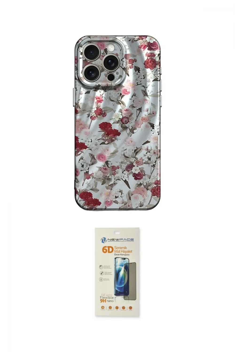 ieg™ iPhone 14 Pro Kılıf Nova Doku Prime - Siyah 6D Mat Seramik Hayalet Nano Ekran Koruyucu