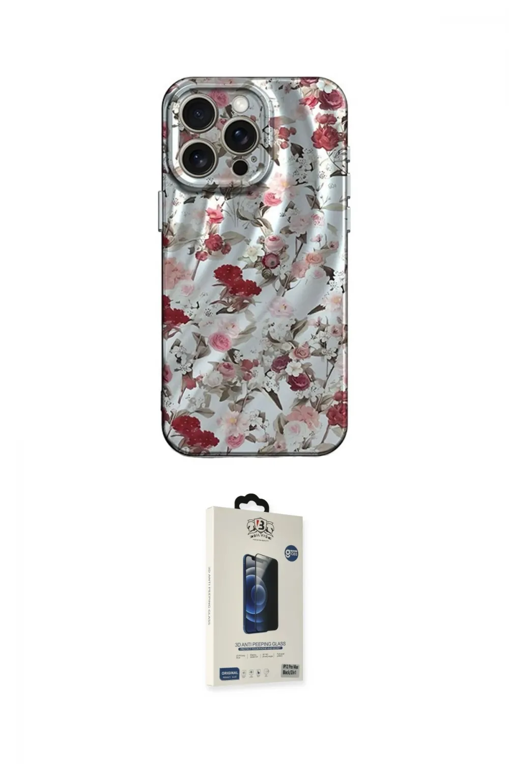 ieg™ iPhone 14 Pro Kılıf Nova Doku Prime - Siyah Bilvis Hayalet Cam Ekran Koruyucu