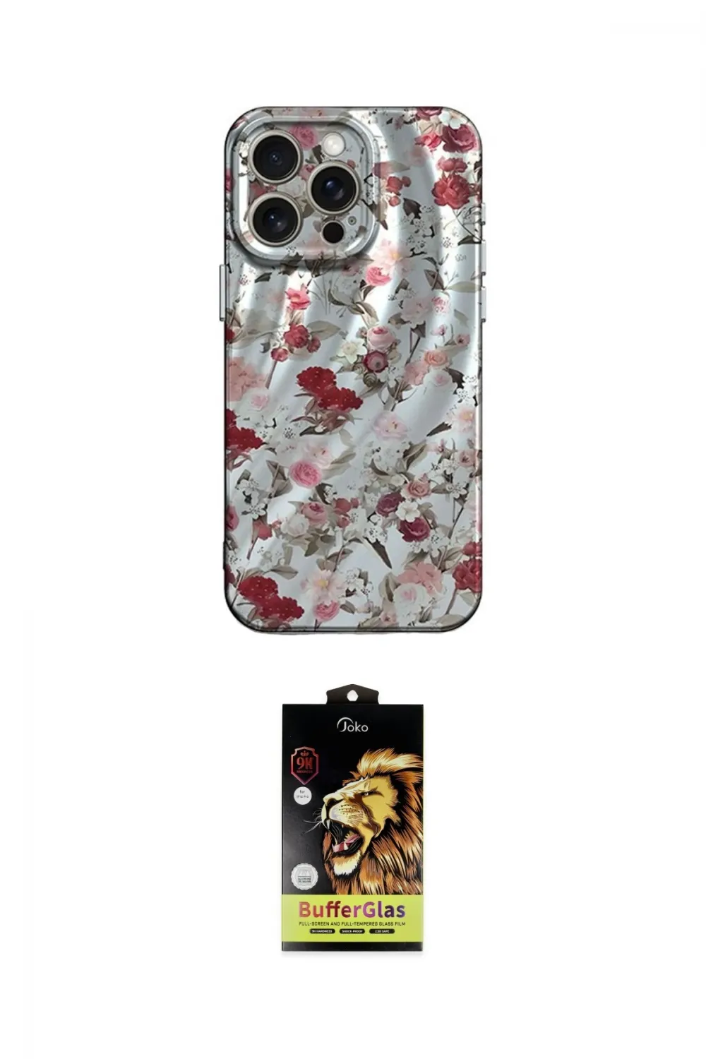 ieg™ iPhone 14 Pro Kılıf Nova Doku Prime - Siyah Buffer Cam Ekran Koruyucu