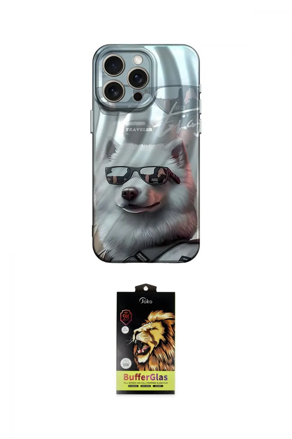 ieg™ iPhone 14 Pro Kılıf Nova Doku Prime - Siyah Buffer Cam Ekran Koruyucu