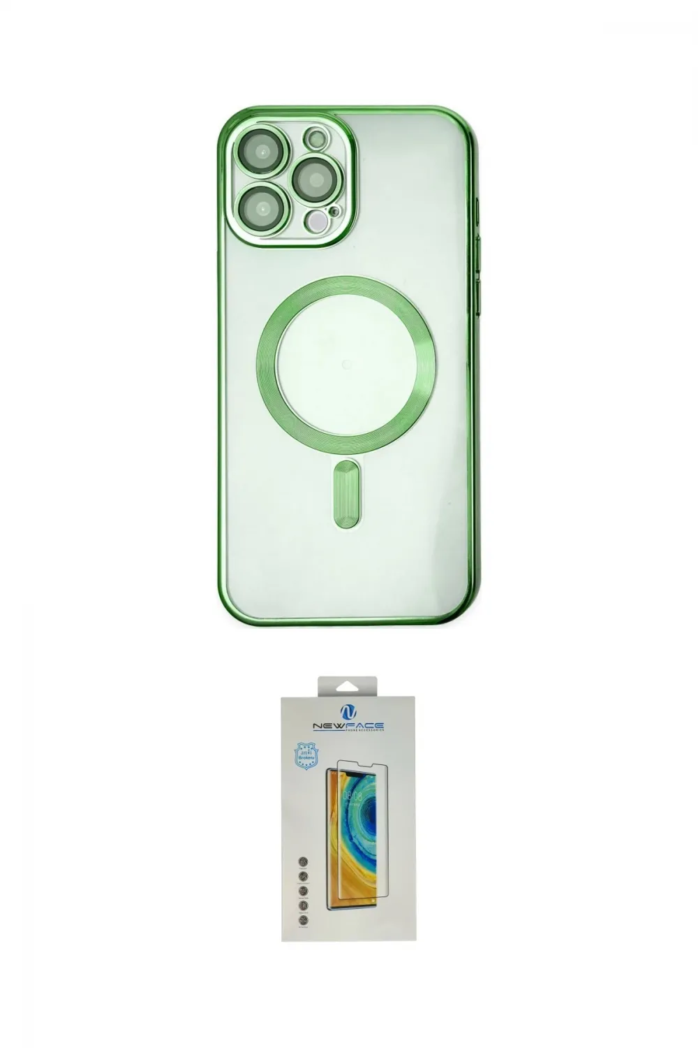 ieg™ iPhone 14 Pro Kılıf Nova Işık Özel Seri - Siyah Polymer Nano Ekran Koruyucu