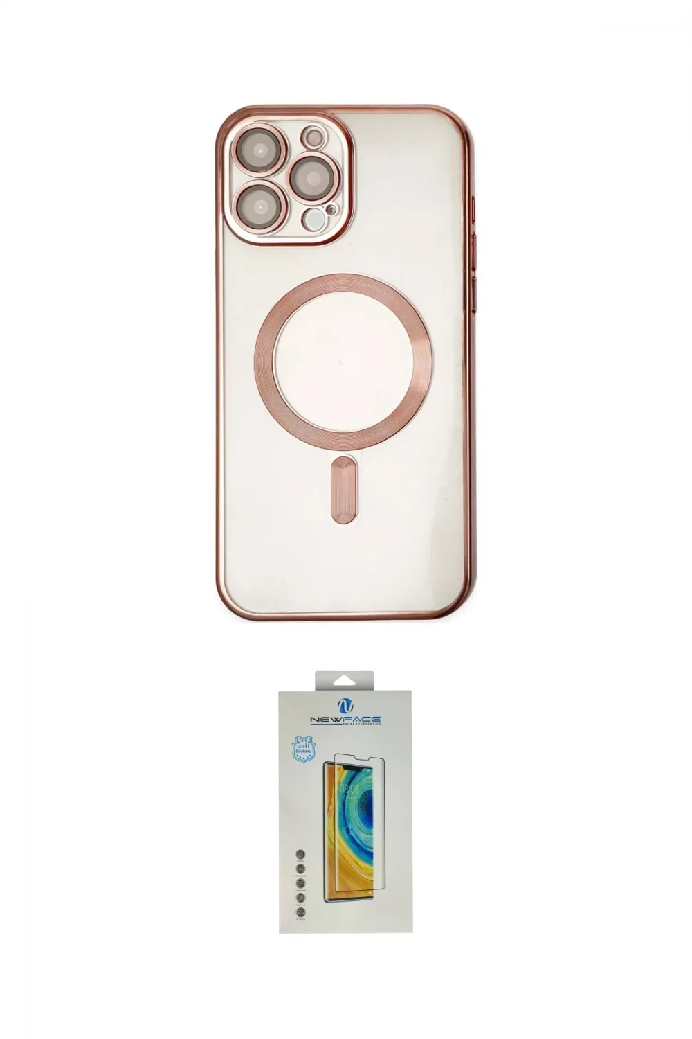 ieg™ iPhone 14 Pro Kılıf Nova Işık Özel Seri - Siyah Polymer Nano Ekran Koruyucu