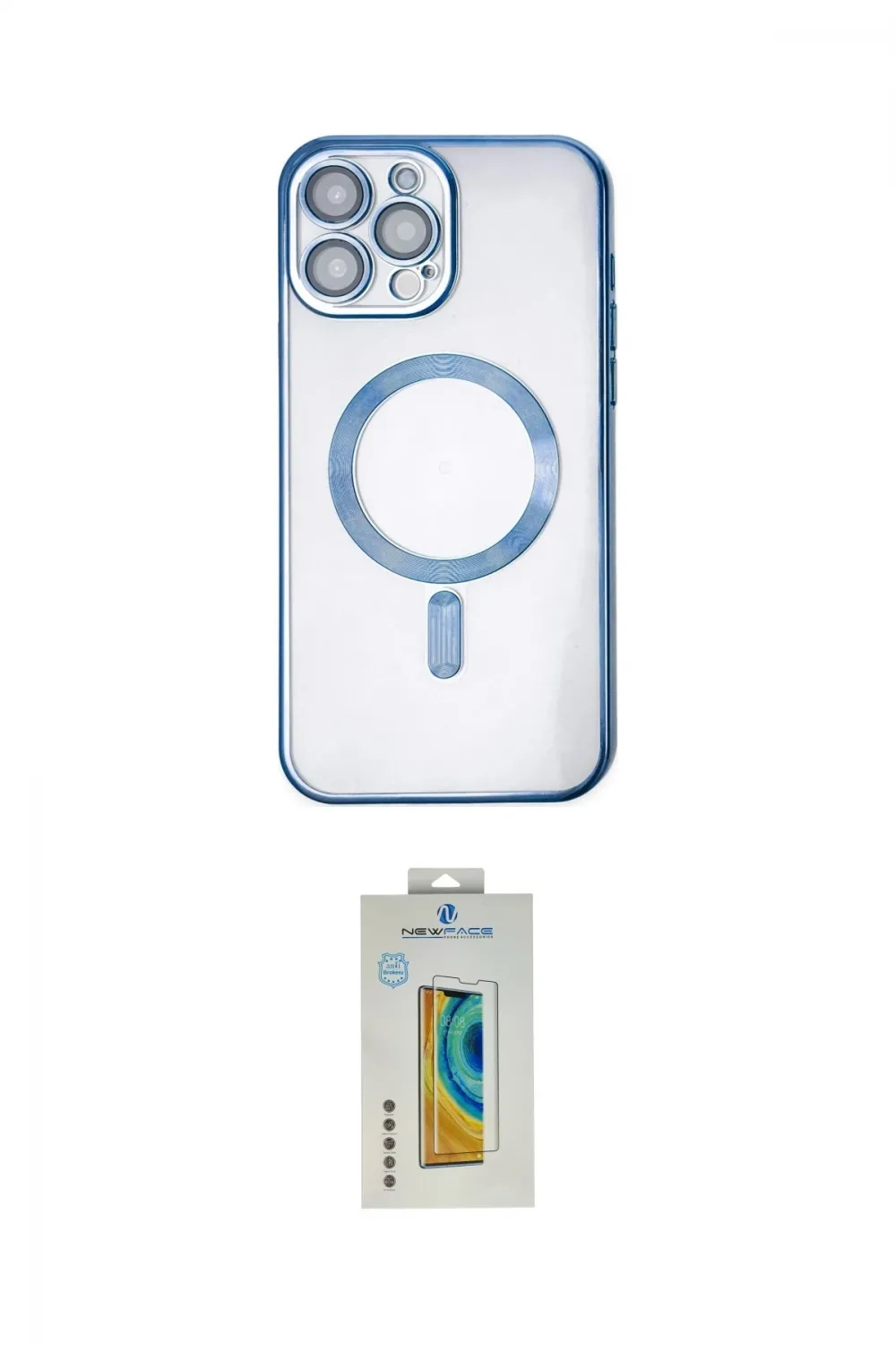 ieg™ iPhone 14 Pro Kılıf Nova Işık Özel Seri - Siyah Polymer Nano Ekran Koruyucu