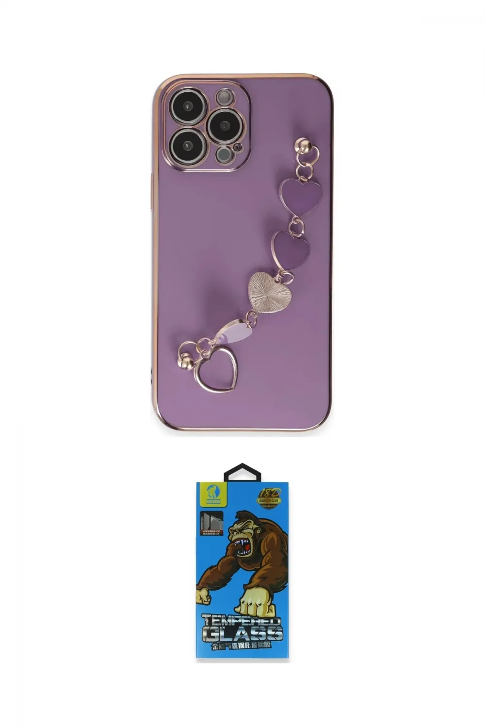 ieg™ iPhone 14 Pro Kılıf Nova Işık Prime - Siyah 18D Cam Ekran Koruyucu
