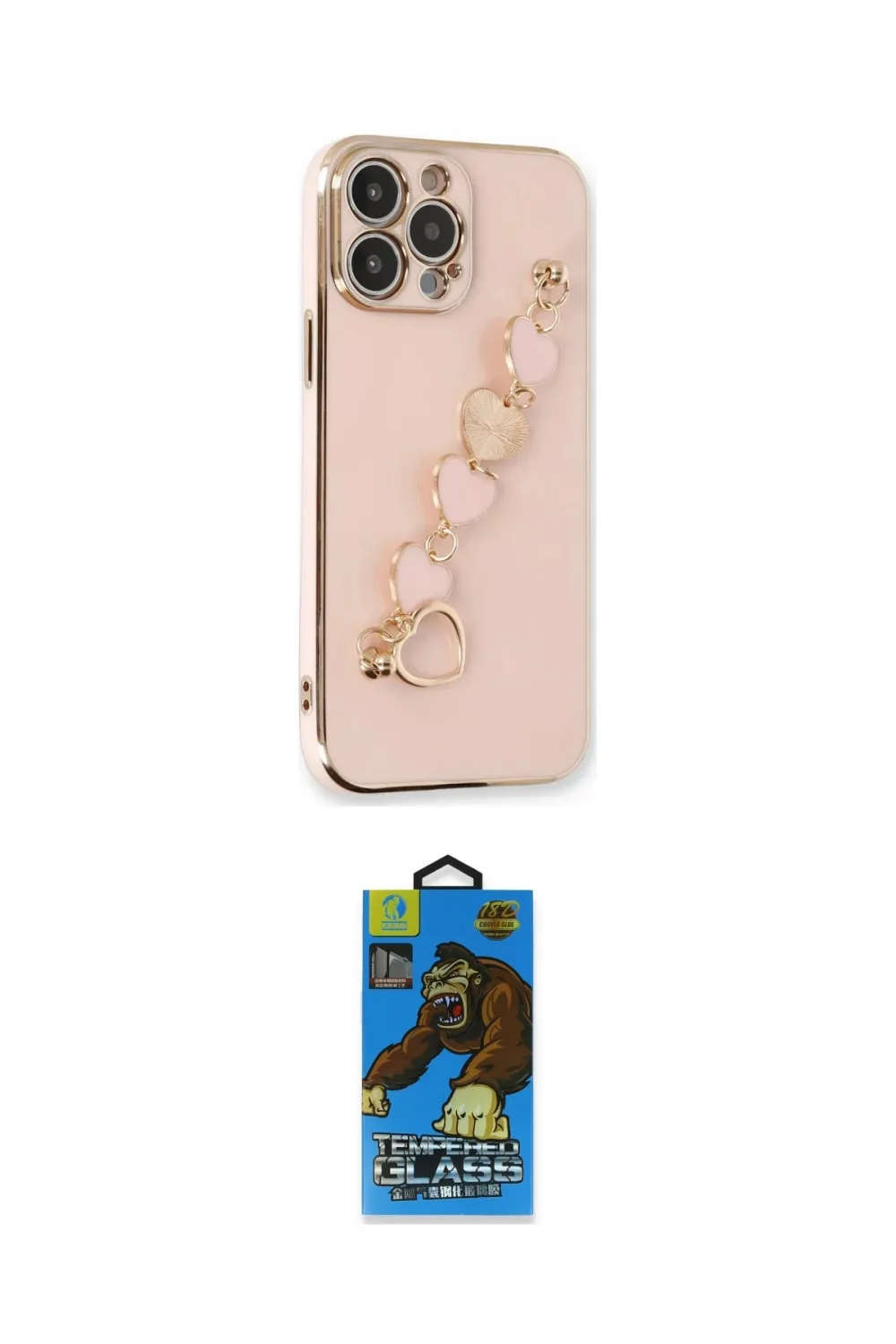 ieg™ iPhone 14 Pro Kılıf Nova Işık Prime - Siyah 18D Cam Ekran Koruyucu