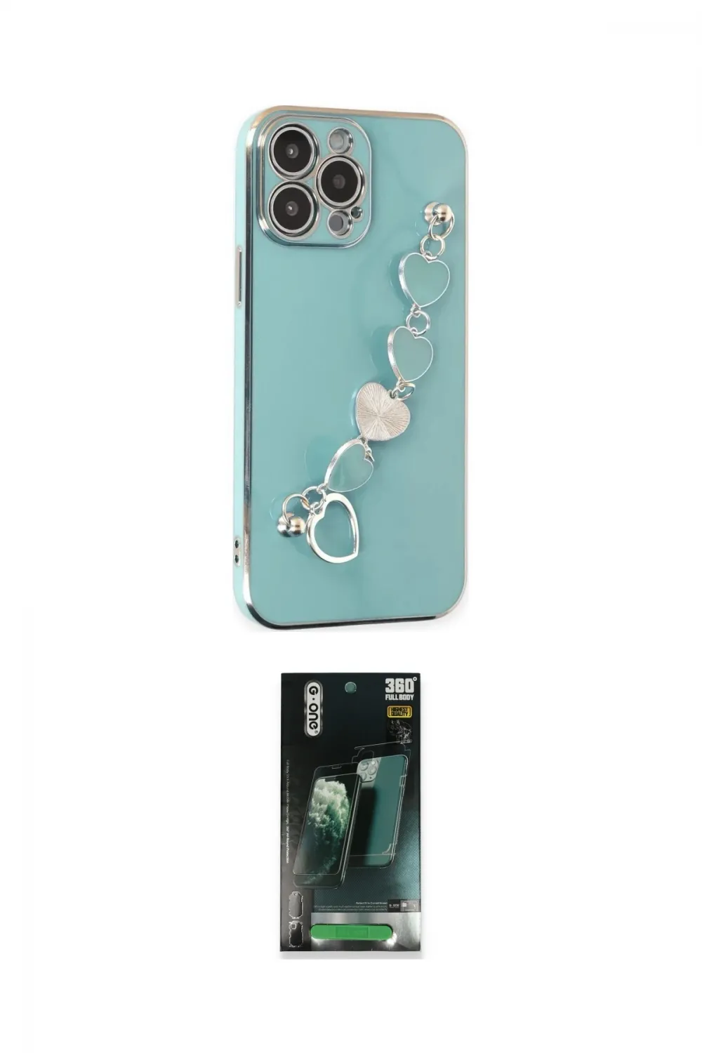 ieg™ iPhone 14 Pro Kılıf Nova Işık Prime - Siyah 360 Mat Full Body Arka Koruyucu