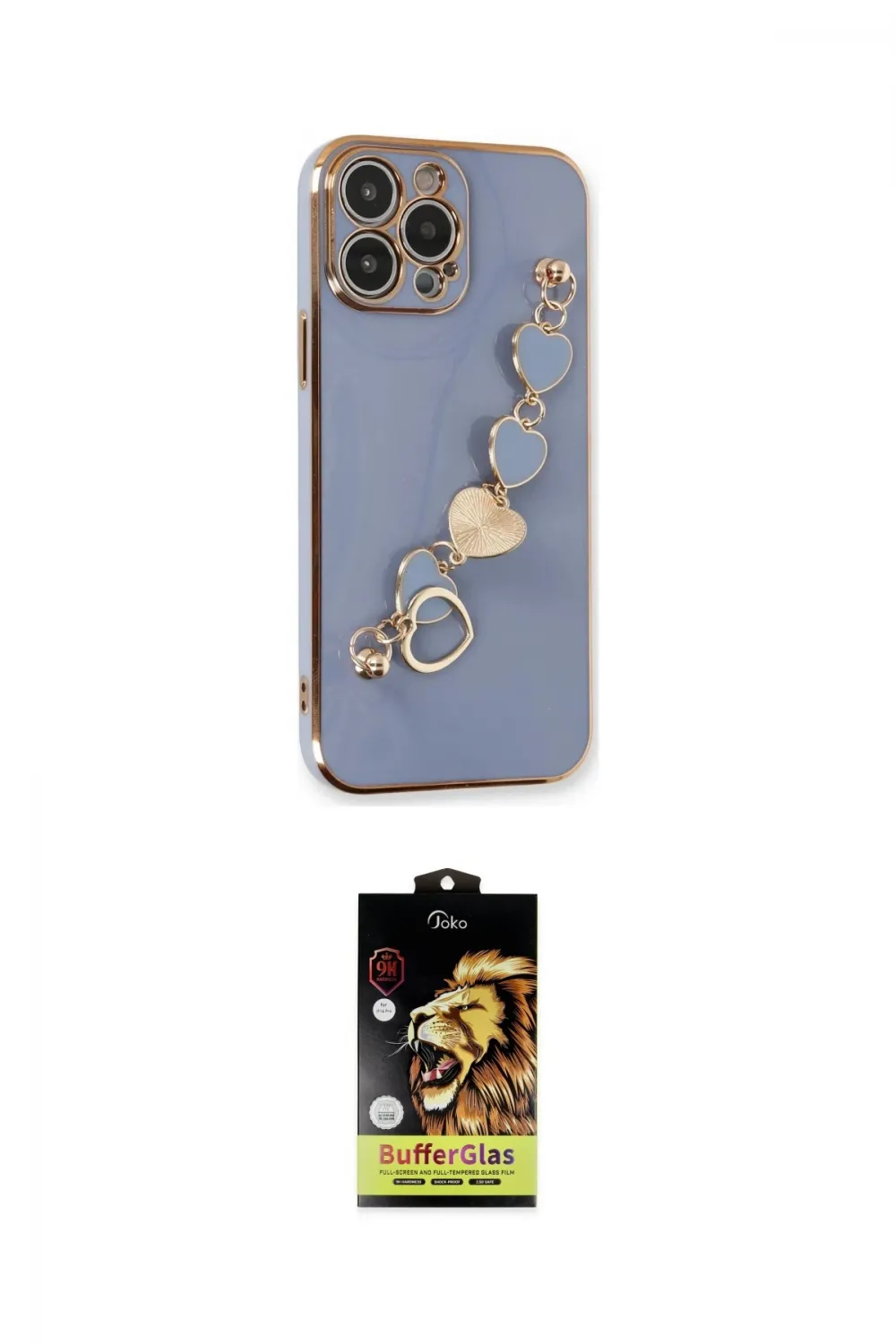 ieg™ iPhone 14 Pro Kılıf Nova Işık Prime - Siyah Buffer Cam Ekran Koruyucu