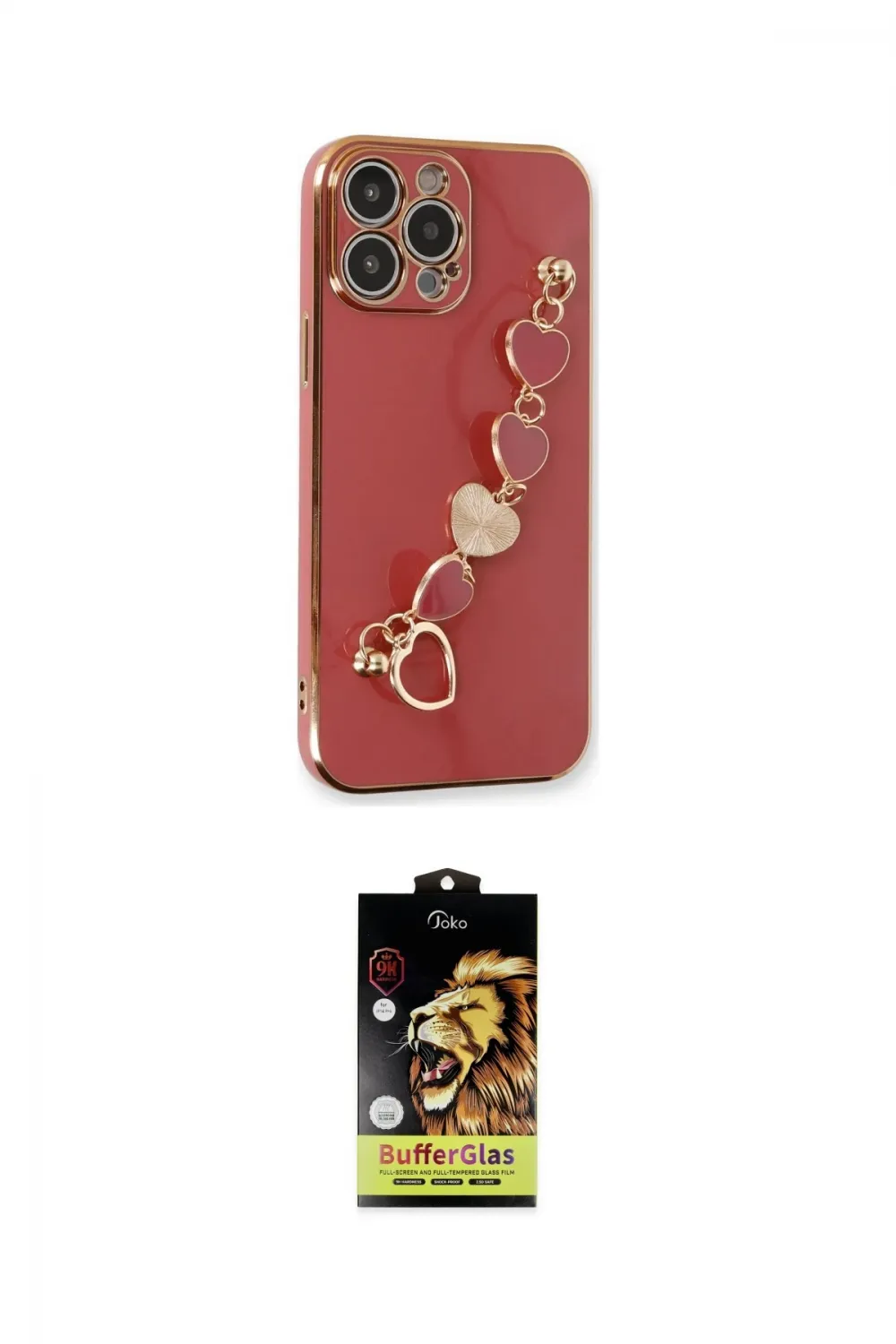 ieg™ iPhone 14 Pro Kılıf Nova Işık Prime - Siyah Buffer Cam Ekran Koruyucu