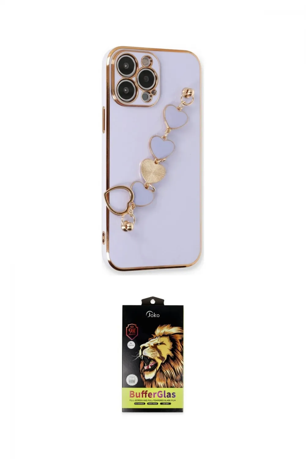 ieg™ iPhone 14 Pro Kılıf Nova Işık Prime - Siyah Buffer Cam Ekran Koruyucu