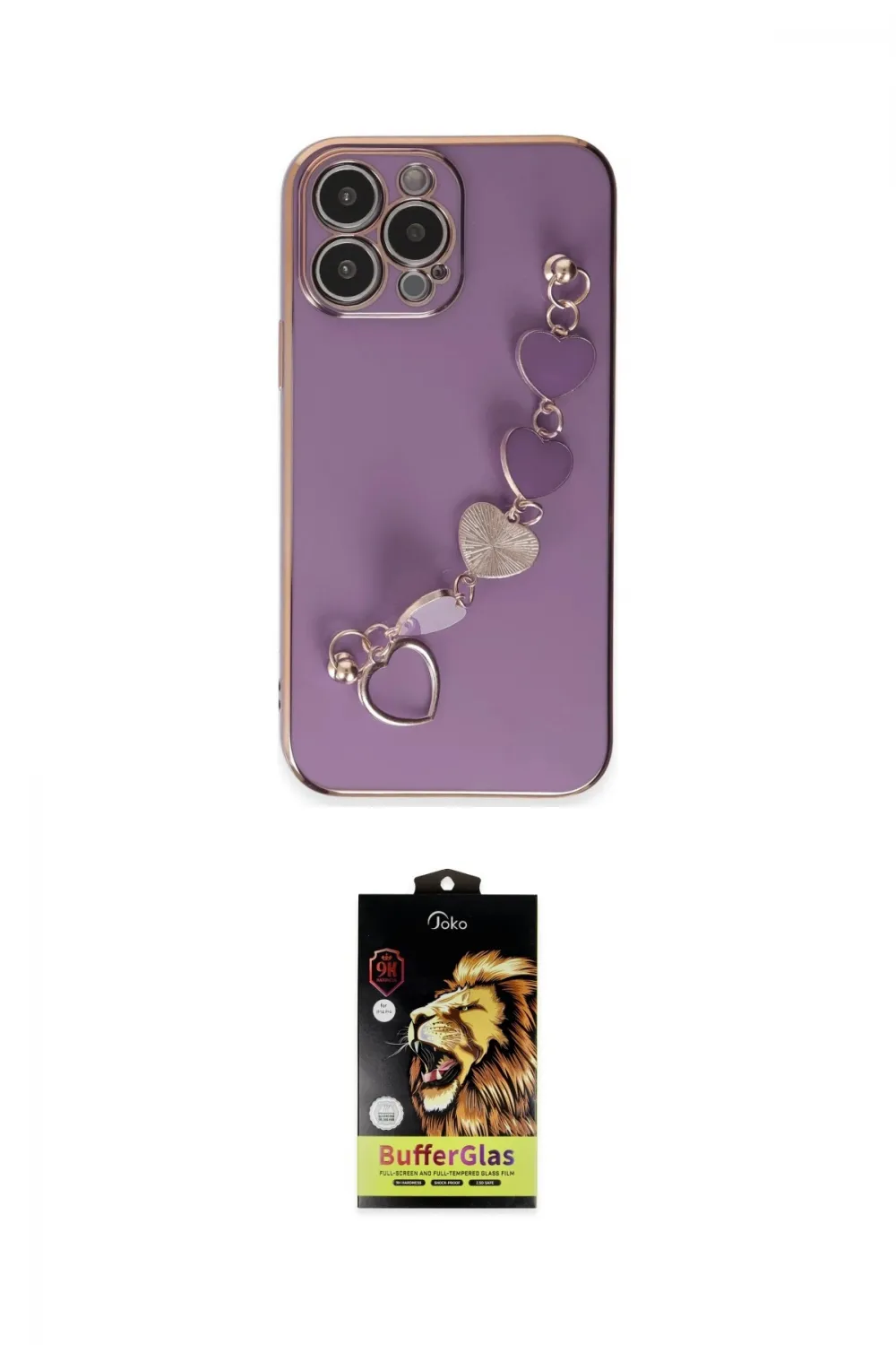 ieg™ iPhone 14 Pro Kılıf Nova Işık Prime - Siyah Buffer Cam Ekran Koruyucu