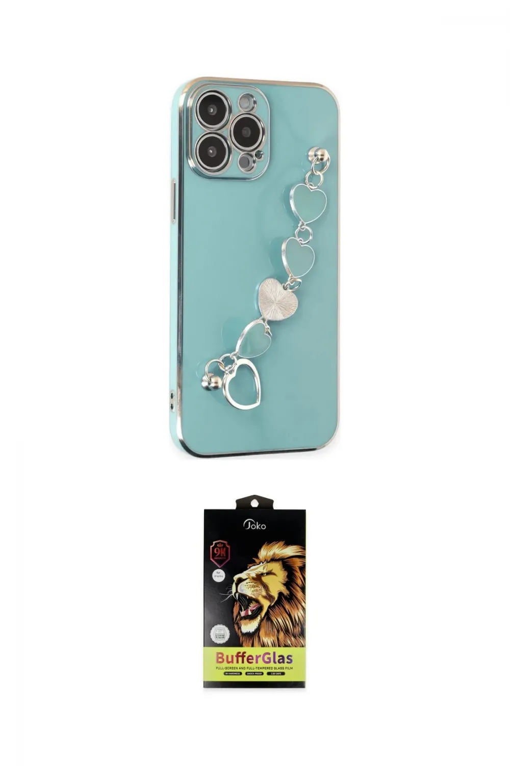 ieg™ iPhone 14 Pro Kılıf Nova Işık Prime - Siyah Buffer Cam Ekran Koruyucu