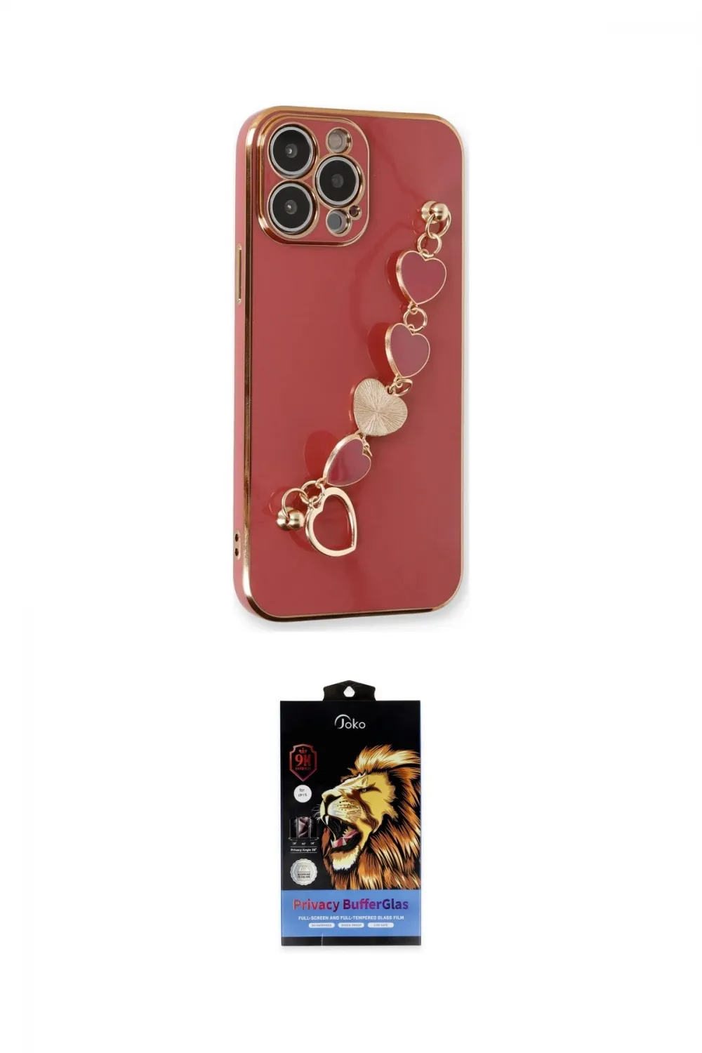 ieg™ iPhone 14 Pro Kılıf Nova Işık Prime - Siyah Buffer Hayalet Cam Ekran Koruyucu