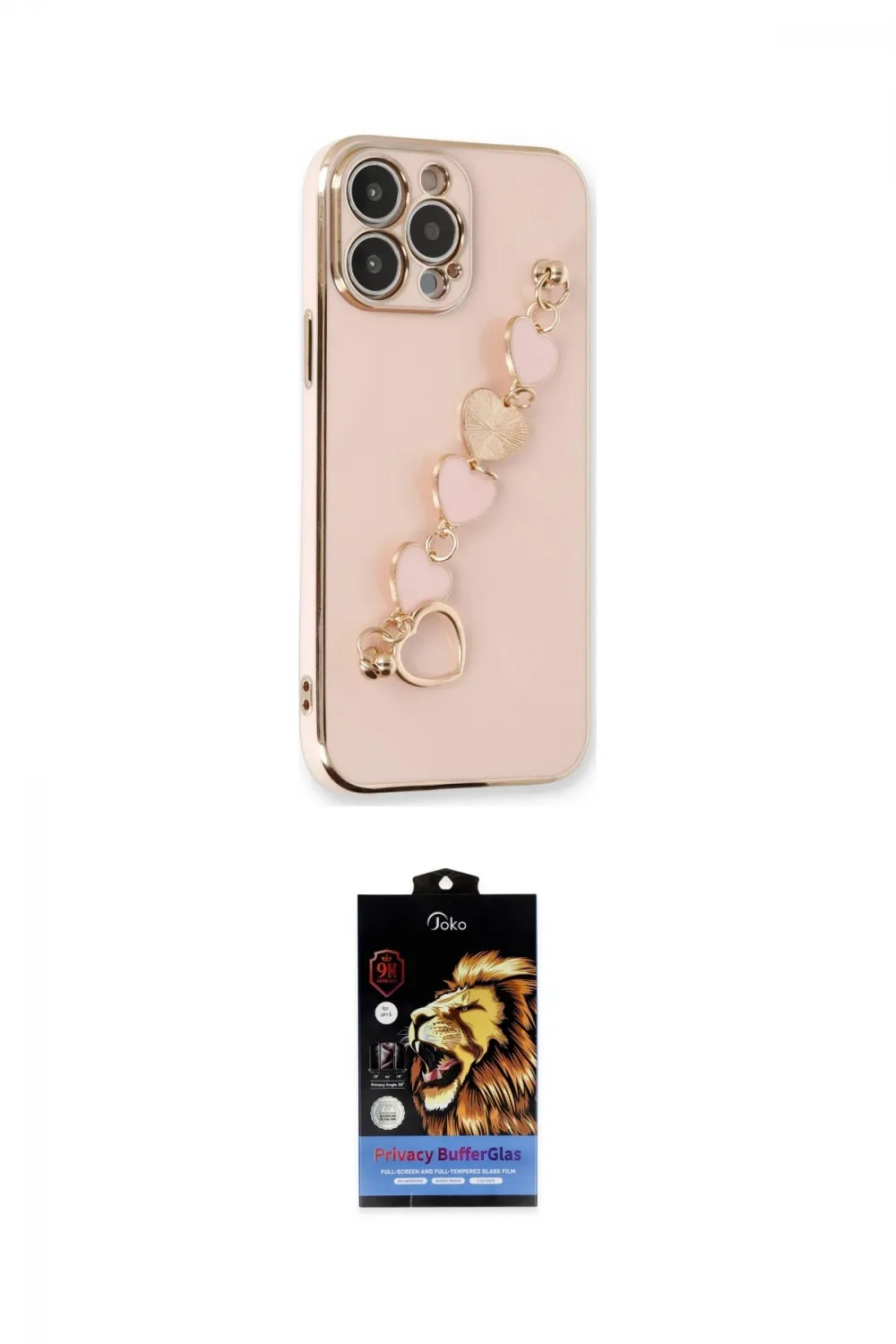 ieg™ iPhone 14 Pro Kılıf Nova Işık Prime - Siyah Buffer Hayalet Cam Ekran Koruyucu
