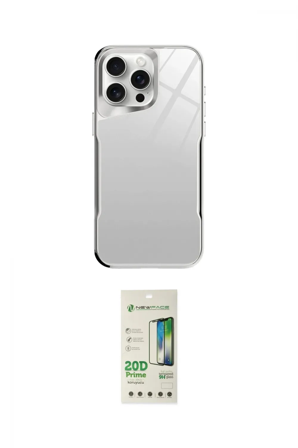 ieg™ iPhone 14 Pro Kılıf Odak Doku - Siyah 20D Premium Cam Ekran Koruyucu