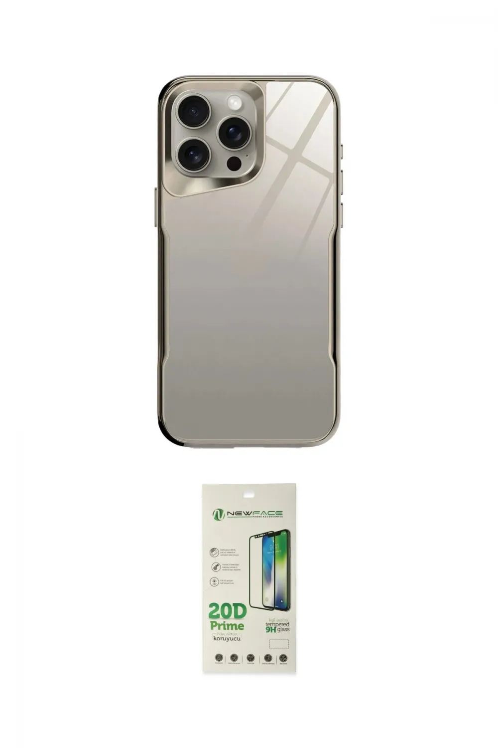 ieg™ iPhone 14 Pro Kılıf Odak Doku - Siyah 20D Premium Cam Ekran Koruyucu