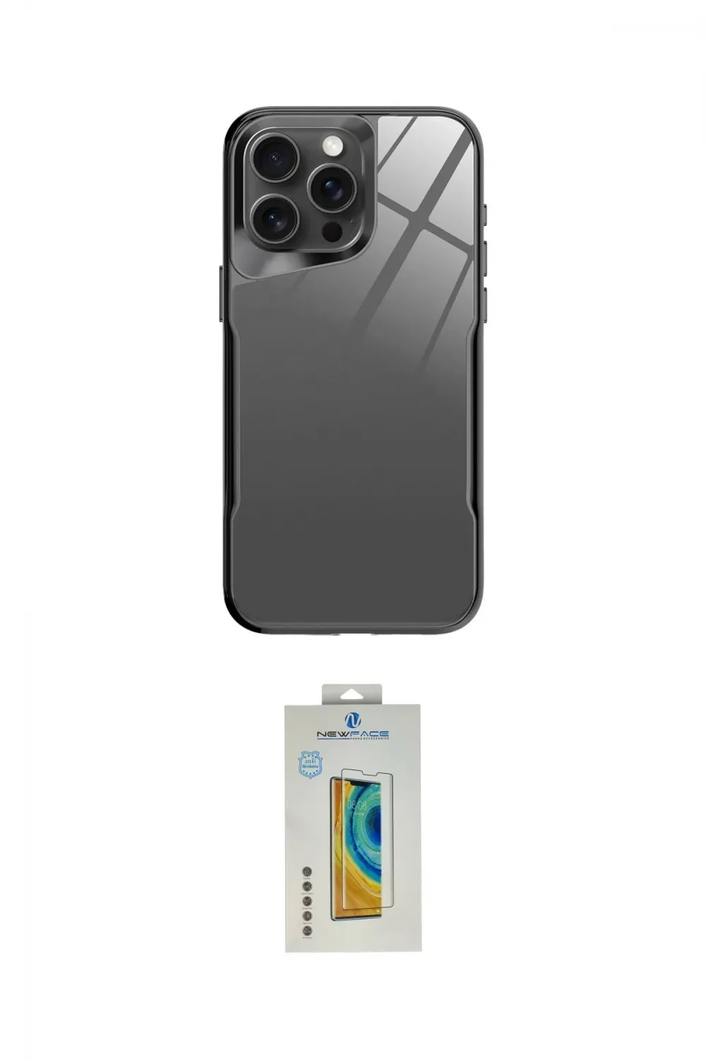 ieg™ iPhone 14 Pro Kılıf Odak Doku - Siyah Polymer Nano Ekran Koruyucu