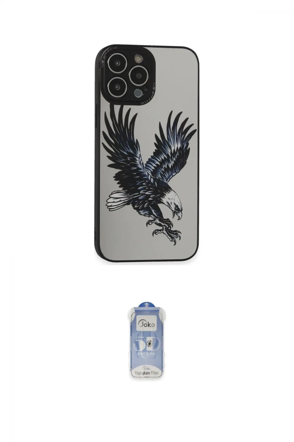 ieg™ iPhone 14 Pro Kılıf Odak Klasik Serisi - Siyah Joko Magic 5D Cam