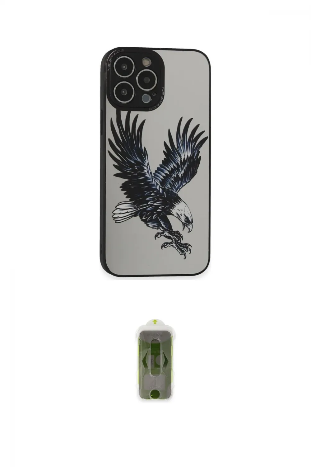 ieg™ iPhone 14 Pro Kılıf Odak Klasik Serisi - Siyah Joko Magic 5D Hayalet Cam