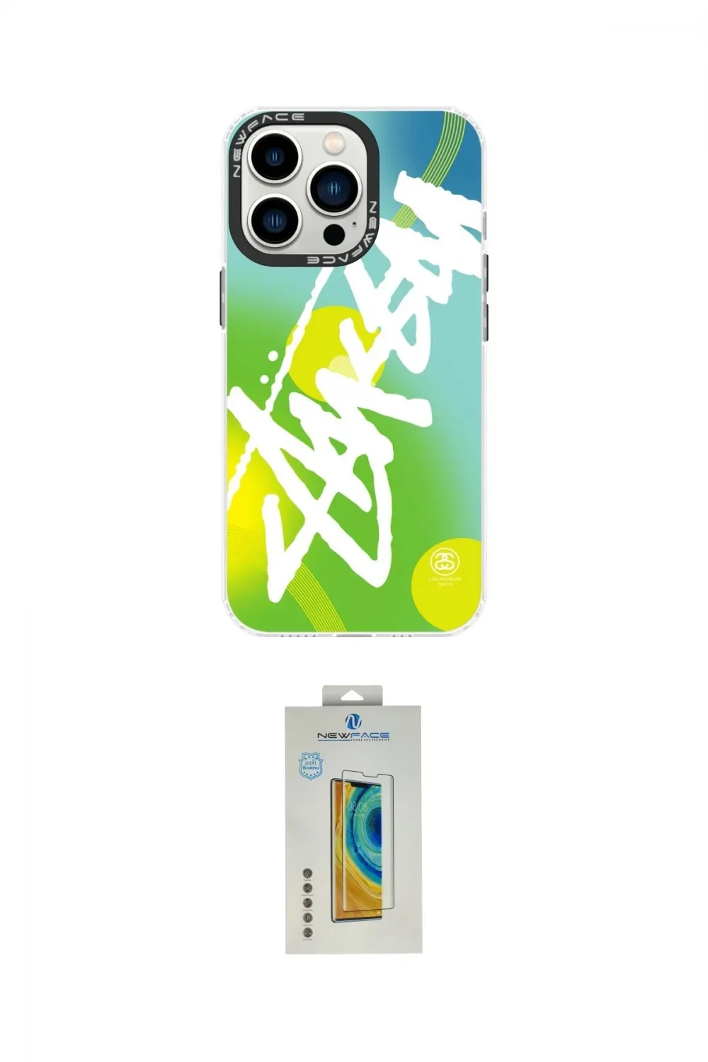 ieg™ iPhone 14 Pro Kılıf Siluet Çizgi Koleksiyonu - Siyah Polymer Nano Ekran Koruyucu