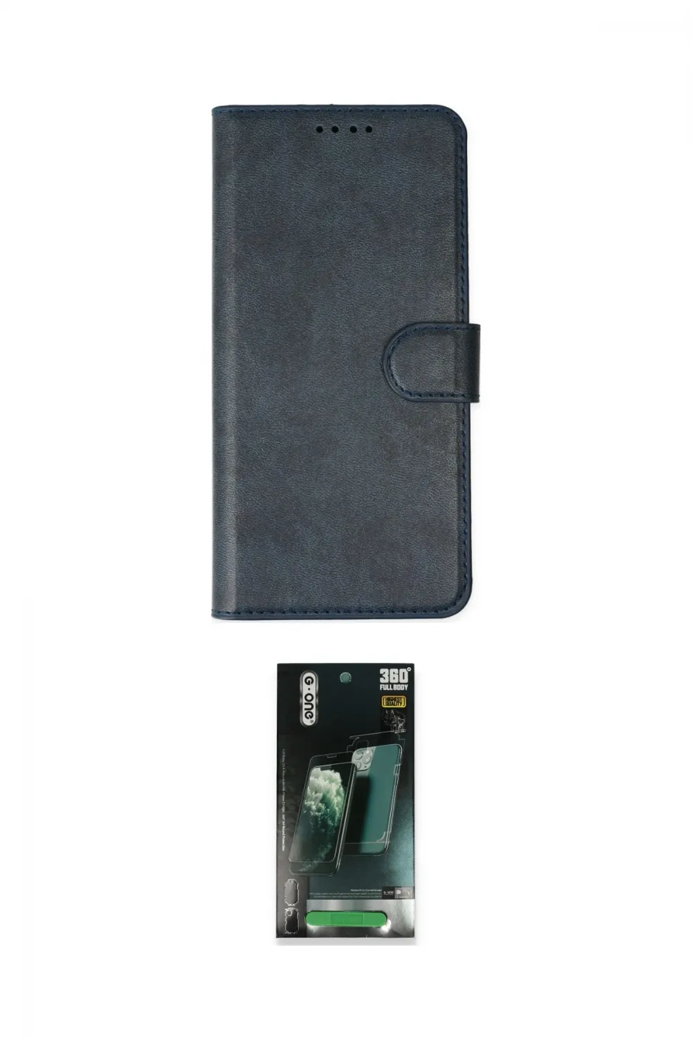 ieg™ iPhone 14 Pro Kılıf Siluet Işık Serisi - Siyah 360 Mat Full Body Arka Koruyucu