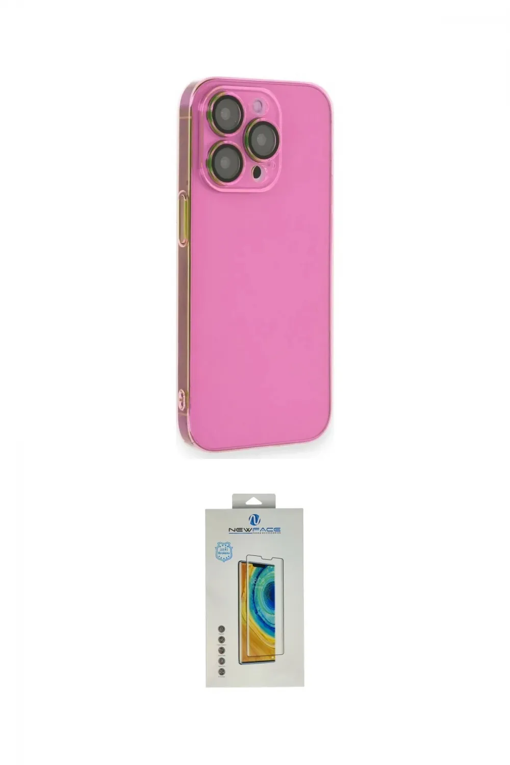ieg™ iPhone 14 Pro Kılıf Siluet Minimal Özel Seri - Siyah Polymer Nano Ekran Koruyucu