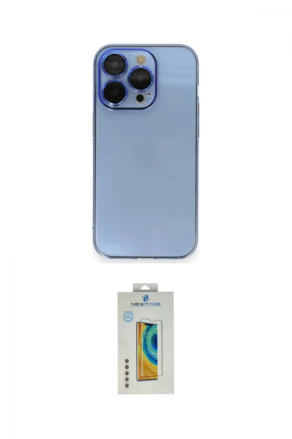 ieg™ iPhone 14 Pro Kılıf Siluet Minimal Özel Seri - Siyah Polymer Nano Ekran Koruyucu