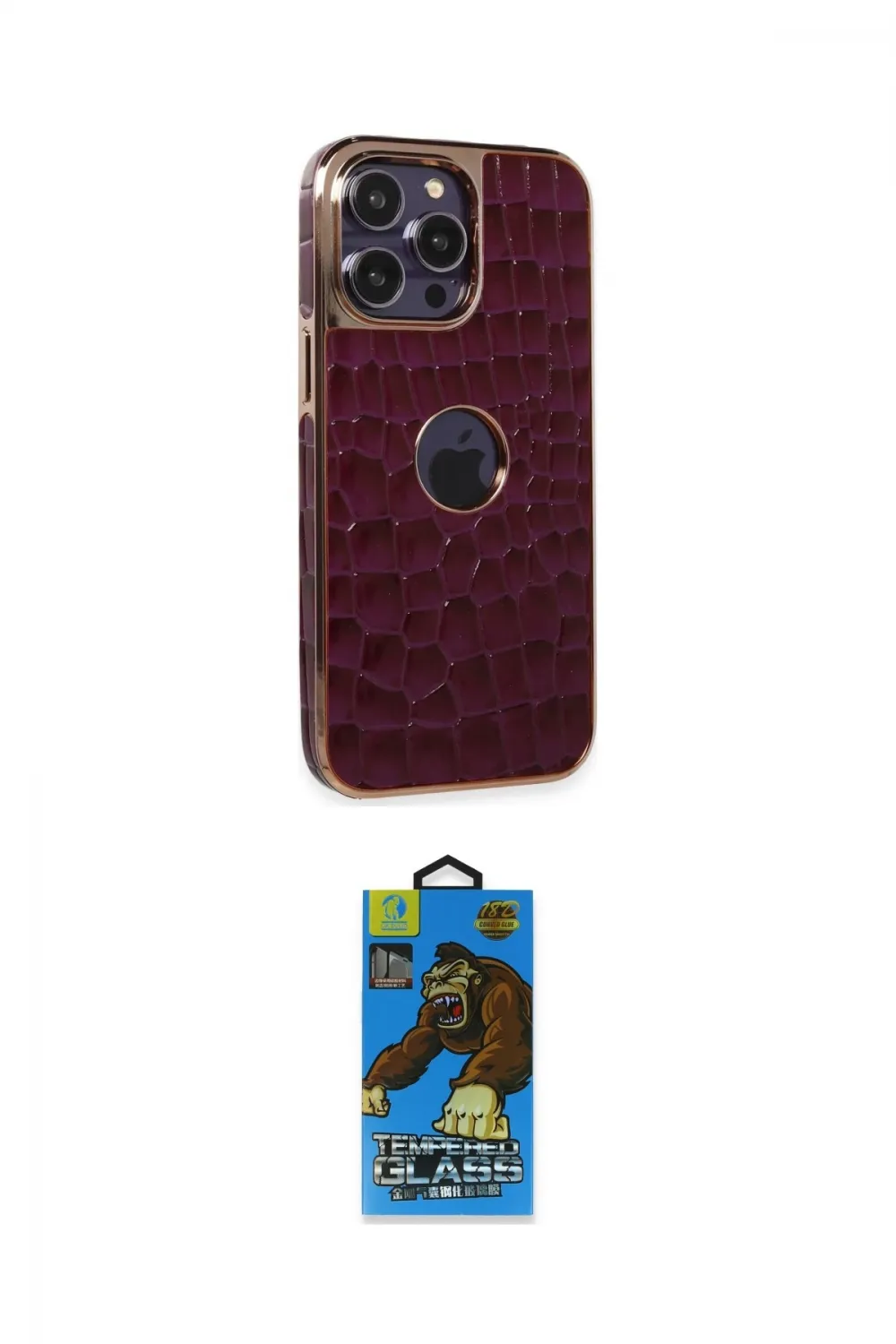 ieg™ iPhone 14 Pro Kılıf Ufuk Form Prime - Siyah 18D Cam Ekran Koruyucu
