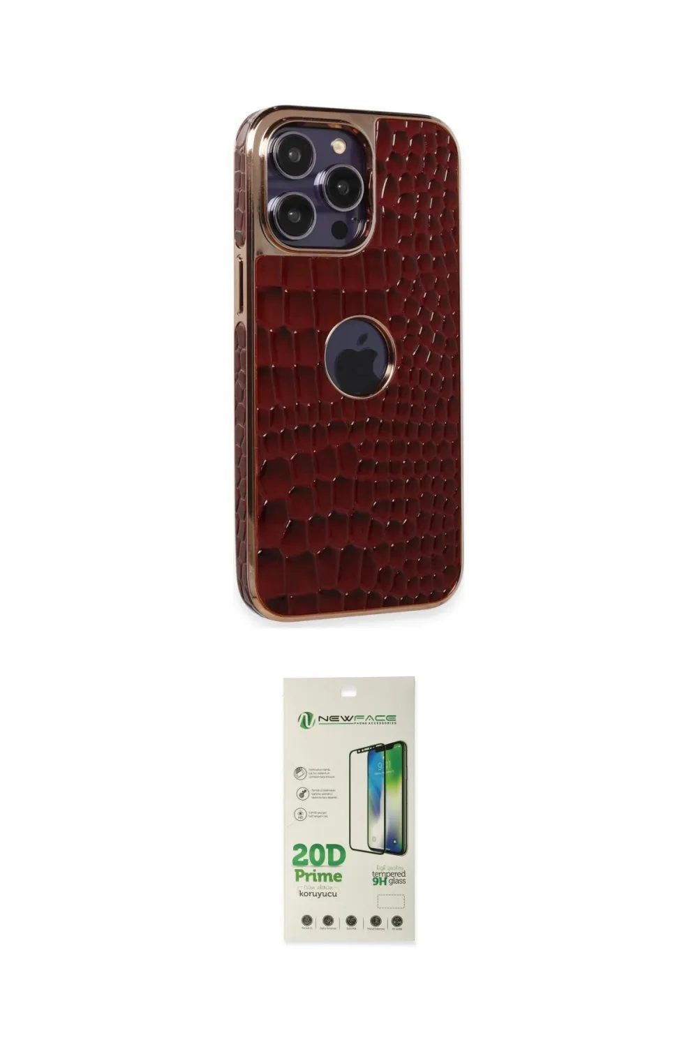 ieg™ iPhone 14 Pro Kılıf Ufuk Form Prime - Siyah 20D Premium Cam Ekran Koruyucu