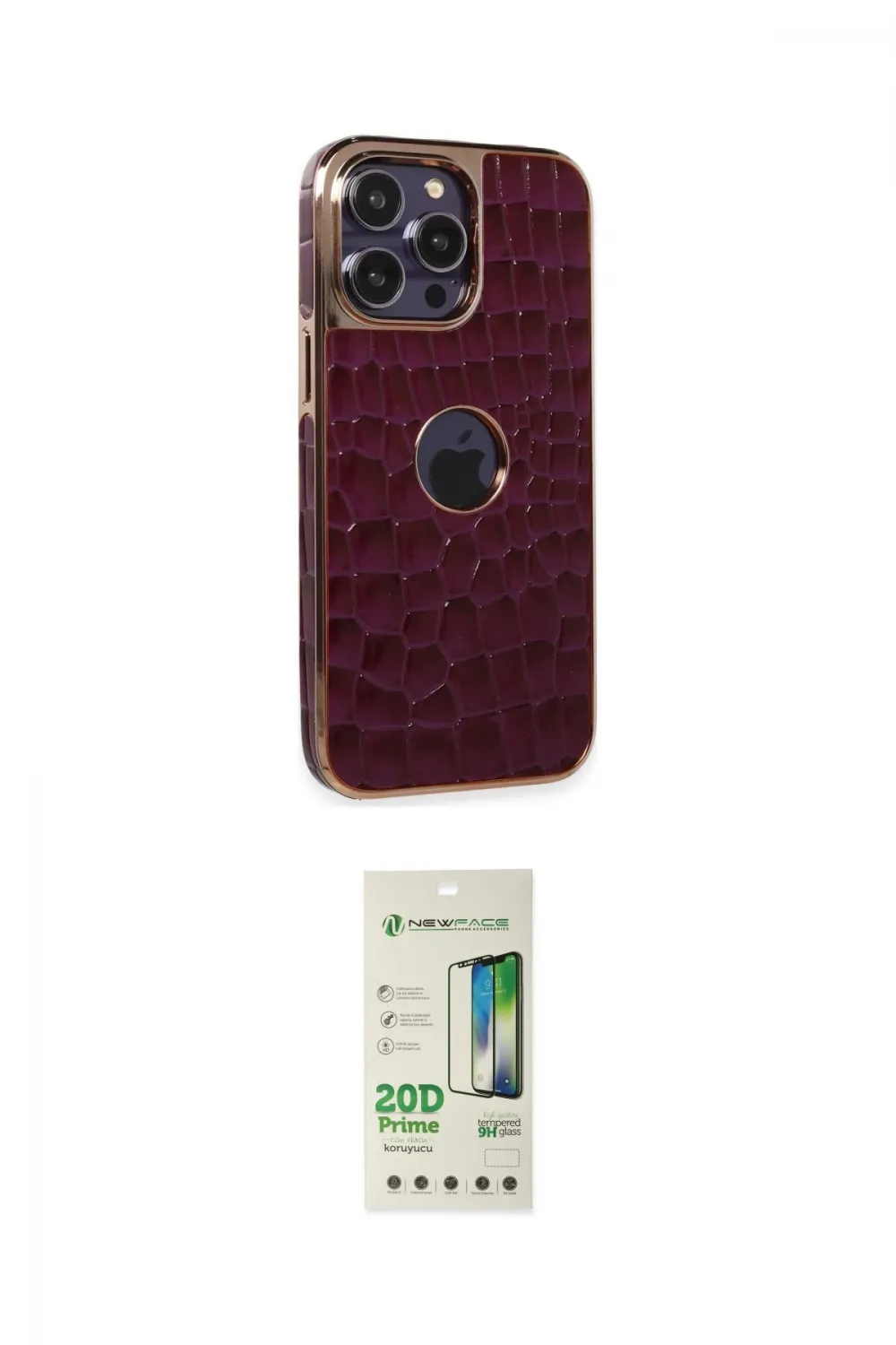 ieg™ iPhone 14 Pro Kılıf Ufuk Form Prime - Siyah 20D Premium Cam Ekran Koruyucu