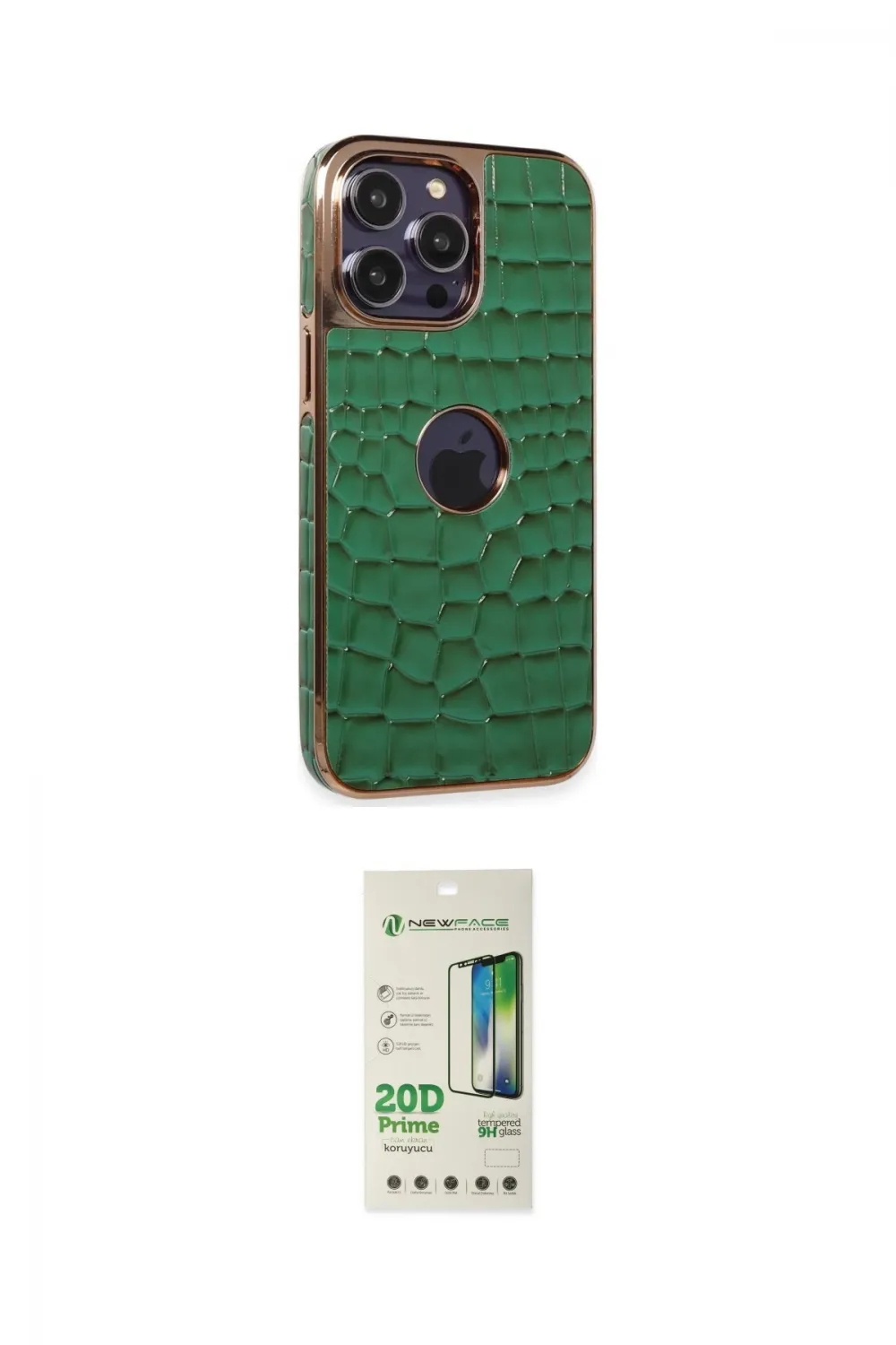 ieg™ iPhone 14 Pro Kılıf Ufuk Form Prime - Siyah 20D Premium Cam Ekran Koruyucu