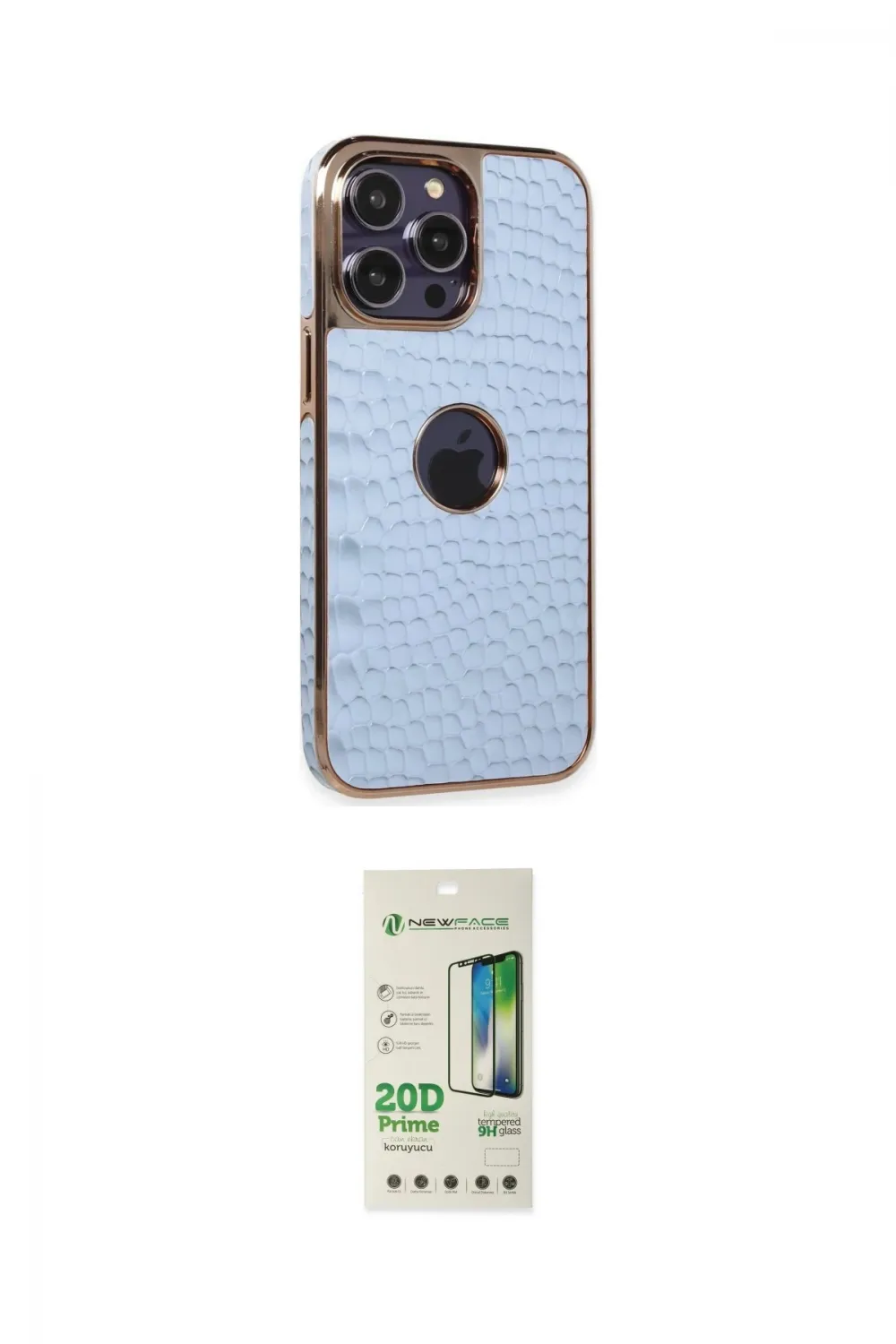 ieg™ iPhone 14 Pro Kılıf Ufuk Form Prime - Siyah 20D Premium Cam Ekran Koruyucu