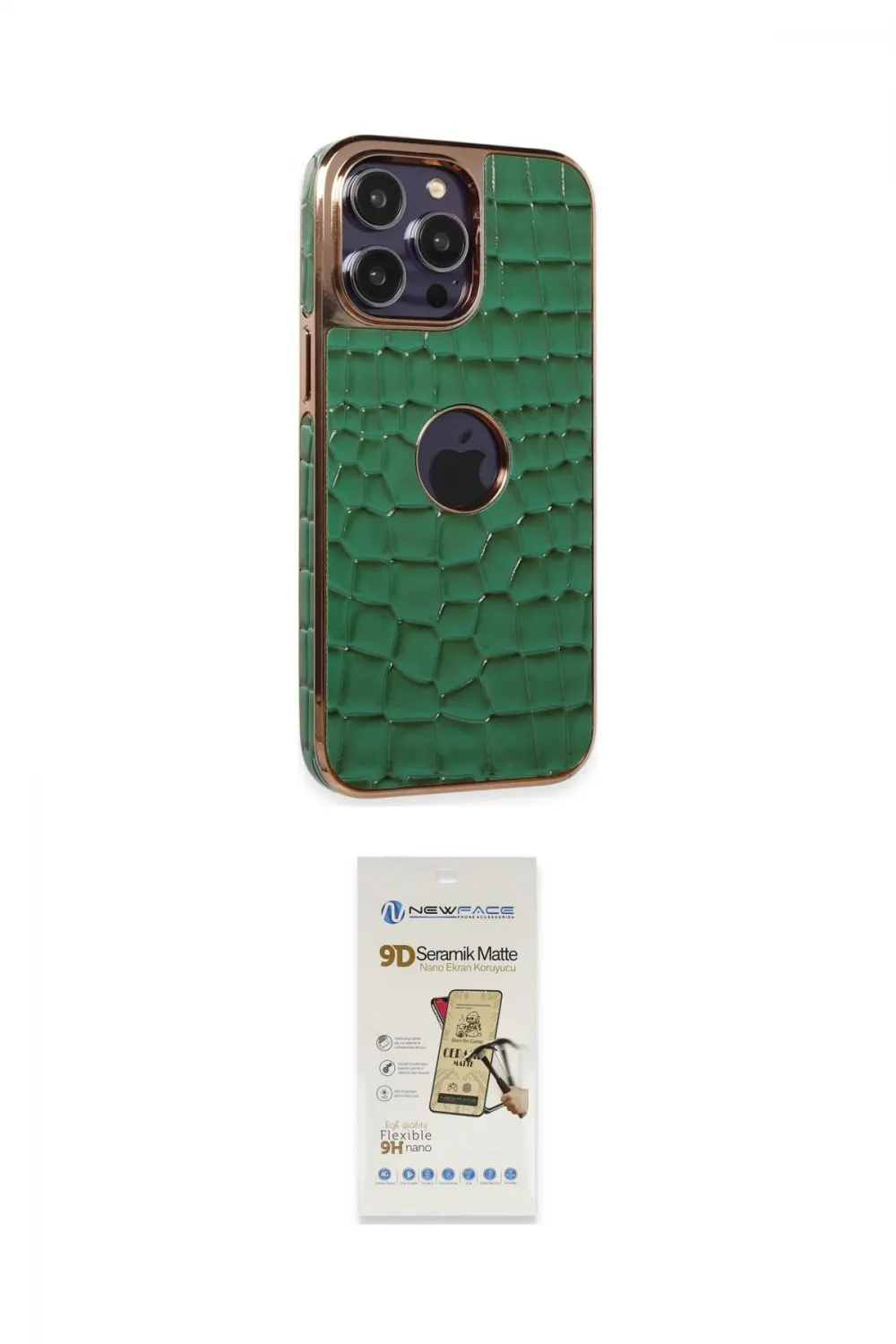 ieg™ iPhone 14 Pro Kılıf Ufuk Form Prime - Siyah Mat Seramik Nano Ekran Koruyucu