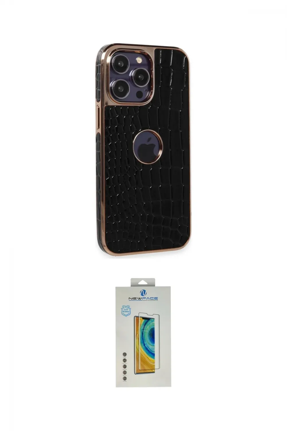 ieg™ iPhone 14 Pro Kılıf Ufuk Form Prime - Siyah Polymer Nano Ekran Koruyucu