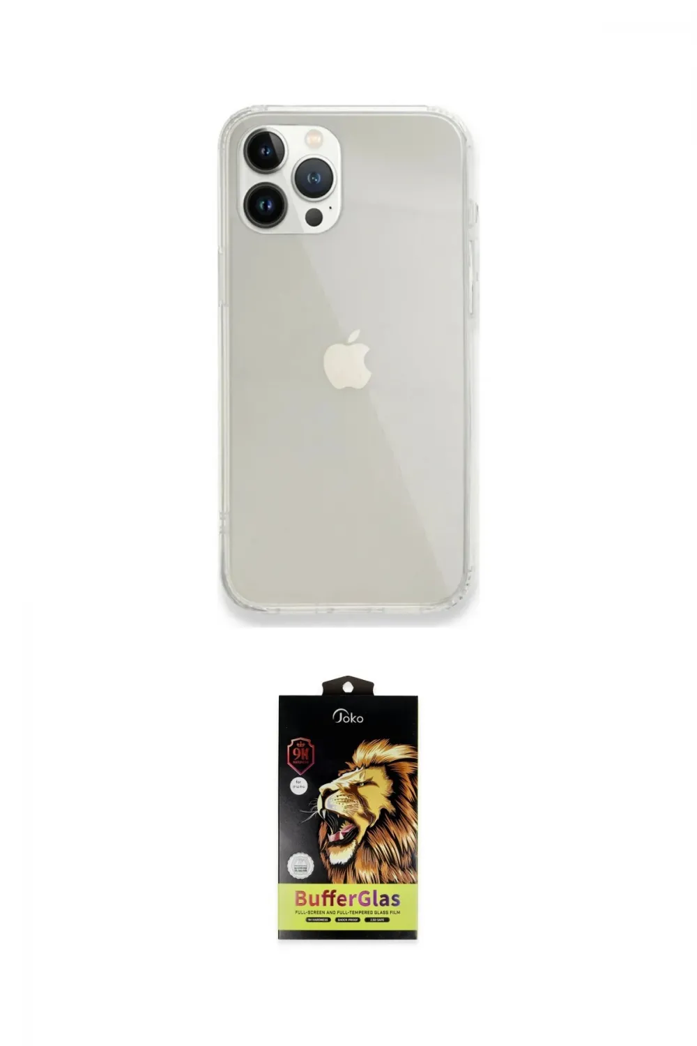 ieg™ iPhone 14 Pro Kılıf Vadi Asil Prime - Siyah Buffer Cam Ekran Koruyucu
