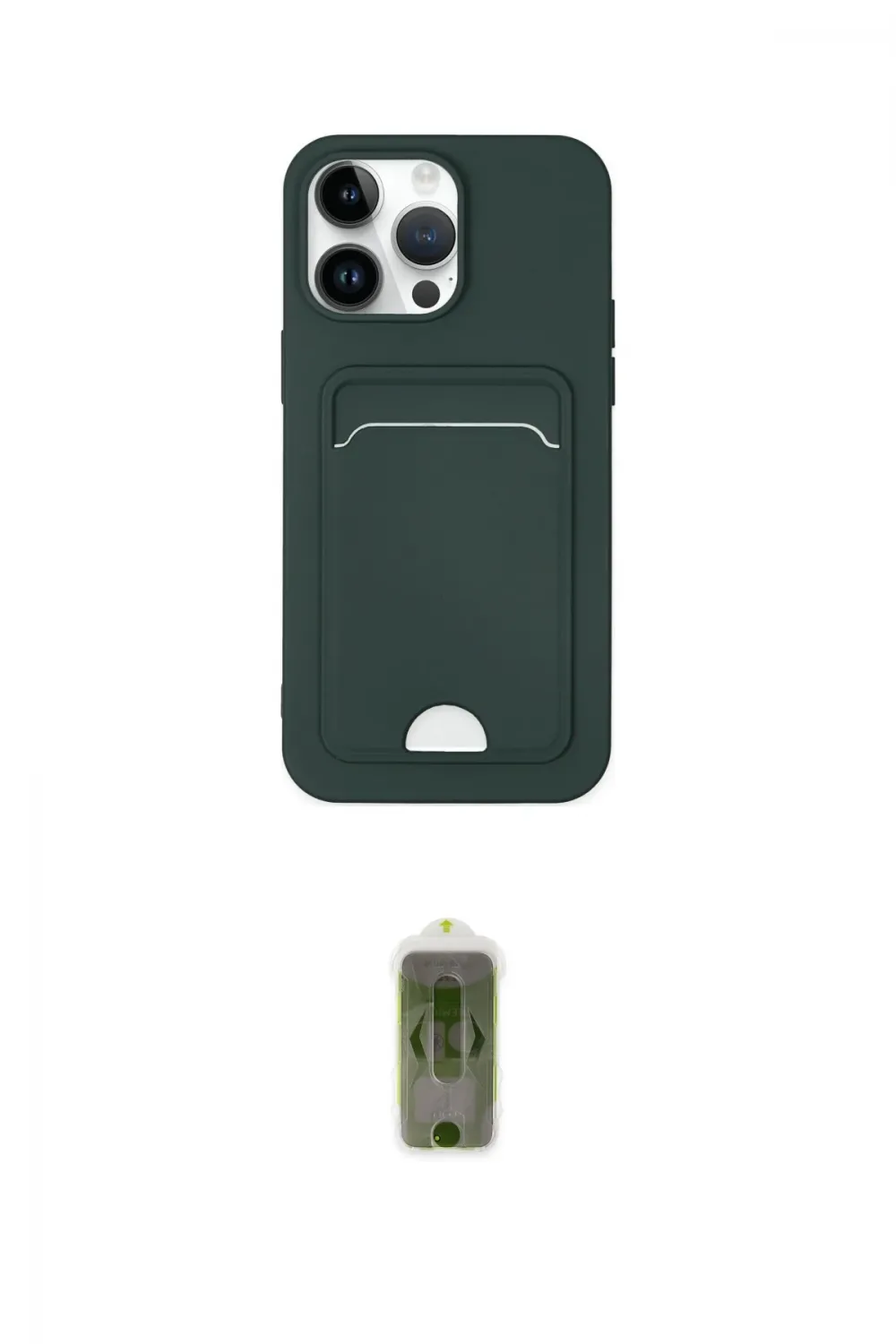 ieg™ iPhone 14 Pro Kılıf Vadi Çizgi Prime - Siyah Joko Magic 5D Hayalet Cam