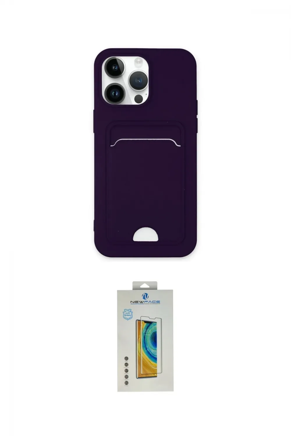 ieg™ iPhone 14 Pro Kılıf Vadi Çizgi Prime - Siyah Polymer Nano Ekran Koruyucu