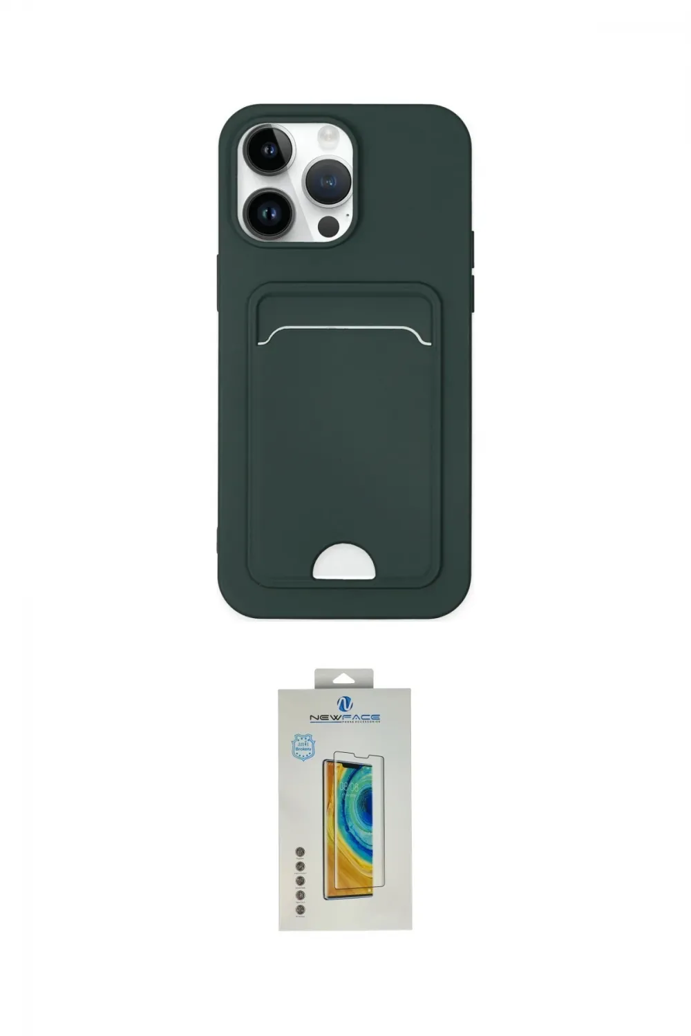 ieg™ iPhone 14 Pro Kılıf Vadi Çizgi Prime - Siyah Polymer Nano Ekran Koruyucu