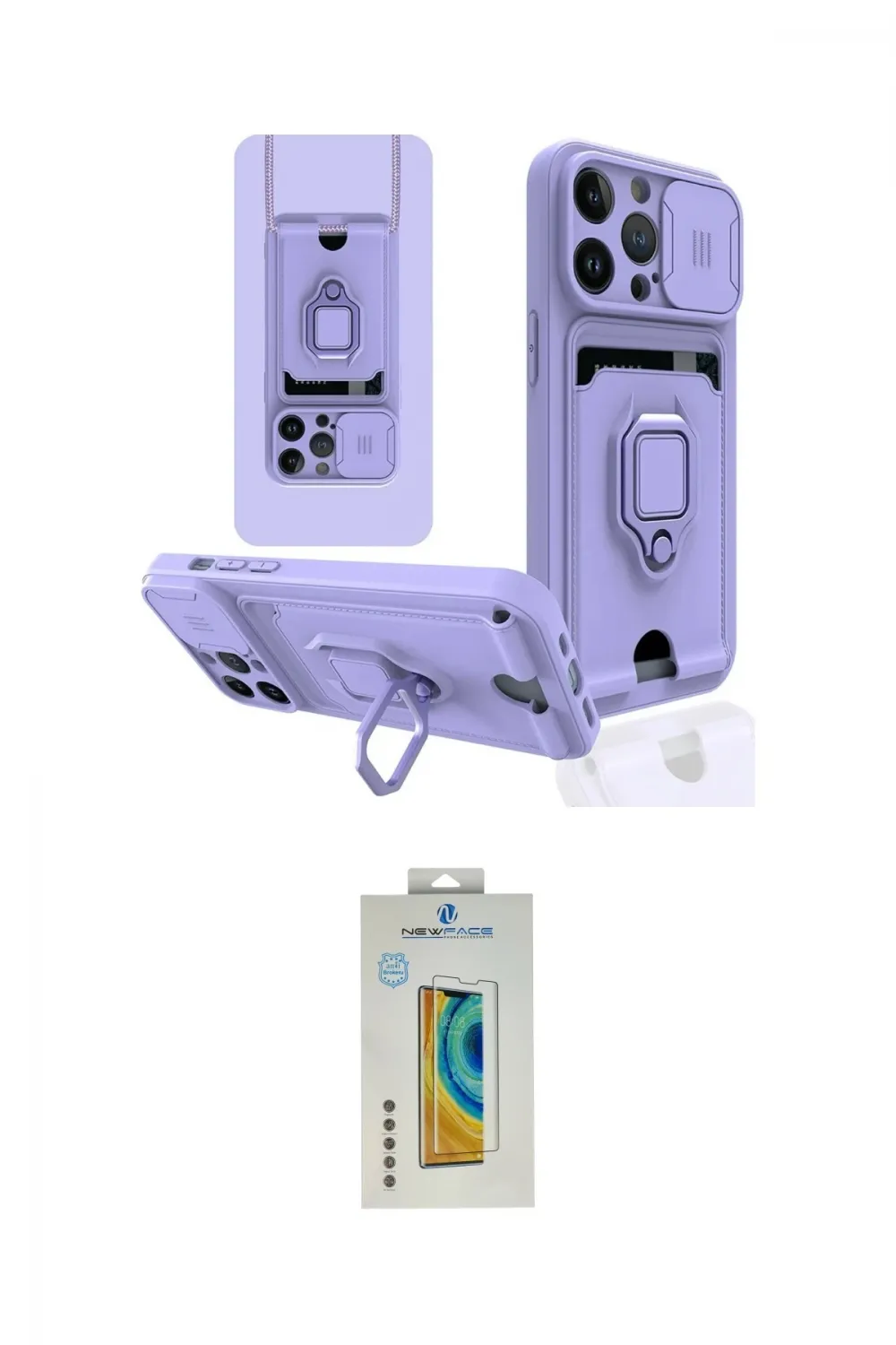 ieg™ iPhone 14 Pro Kılıf Vadi Form Prime - Siyah Polymer Nano Ekran Koruyucu