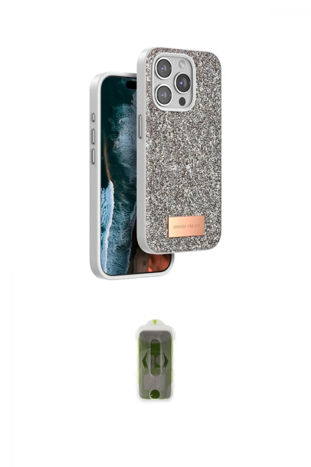 ieg™ iPhone 14 Pro Kılıf Vadi Klasik Serisi - Siyah Joko Magic 5D Hayalet Cam