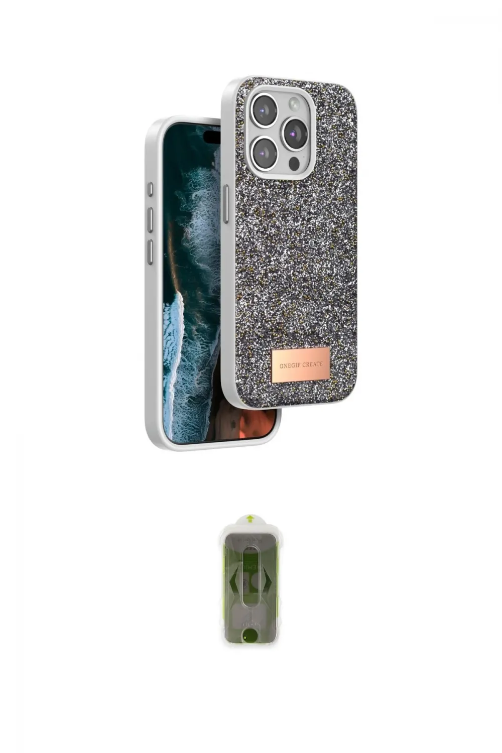 ieg™ iPhone 14 Pro Kılıf Vadi Klasik Serisi - Siyah Joko Magic 5D Hayalet Cam