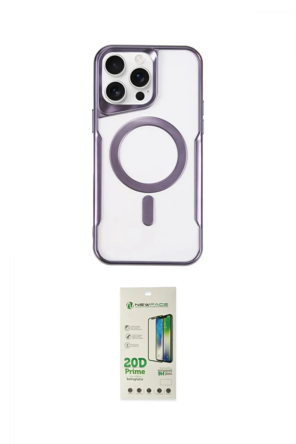 ieg™ iPhone 14 Pro Kılıf Yadigar Klasik Özel Seri - Siyah 20D Premium Cam Ekran Koruyucu