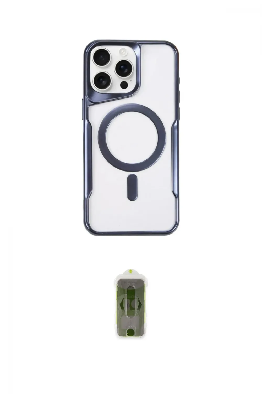 ieg™ iPhone 14 Pro Kılıf Yadigar Klasik Özel Seri - Siyah Joko Magic 5D Hayalet Cam